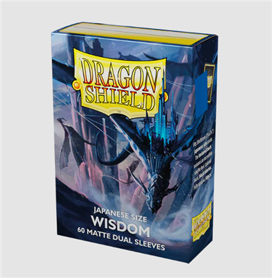 Dragon Shield Japansk Storlek Matte Dual Sleeves - Wisdom (60 Ärmar) Arcane Tinmen