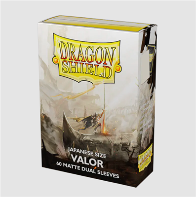 Dragon Shield Japansk Storlek Matte Dual Sleeves - Valor (60 Ärmar) Arcane Tinmen