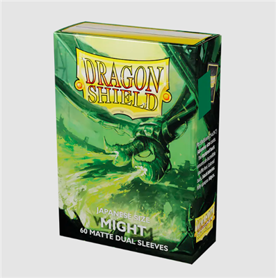 Dragon Shield Japansk Storlek Matte Dual Sleeves - Might (60 Sleeves) Arcane Tinmen