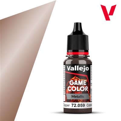 Vallejo Game Color - Metal Hammered Copper Vallejo