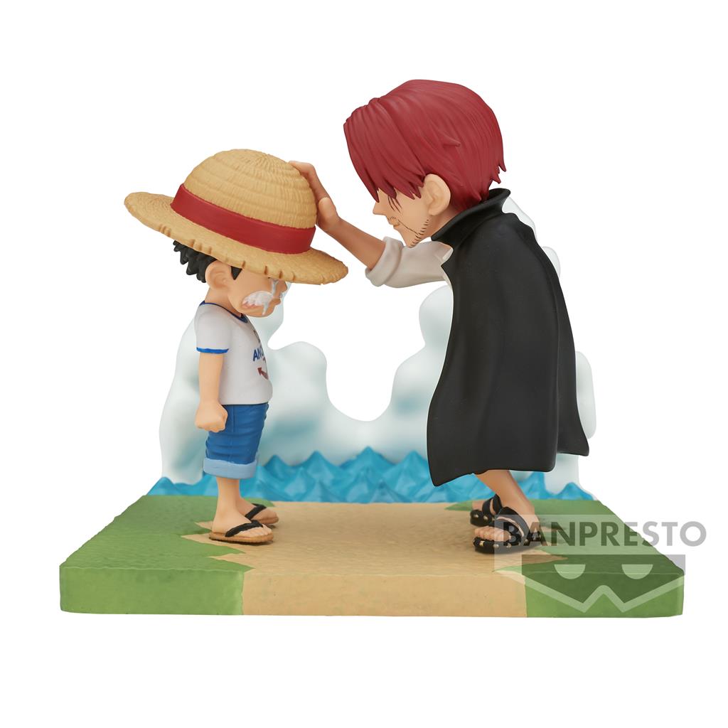 One Piece Samlarfigur - Monkey D. Luffy & Shanks Bandai