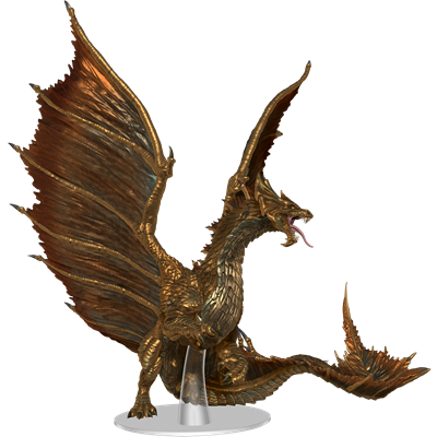 D&D Icons of the Realms: Adult Brass Dragon