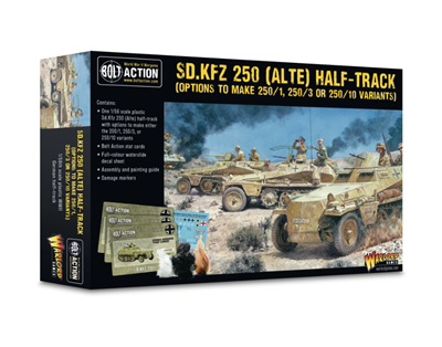 Bolt Action - Sd.Kfz 250 (Alte) Halvbandvagn - Val för 250/1, 250/3 eller 250/10 Warlord Games