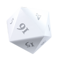 UP - Vivid Heavy Metal D20 Dice Set (2ct) - Vit Ultra Pro