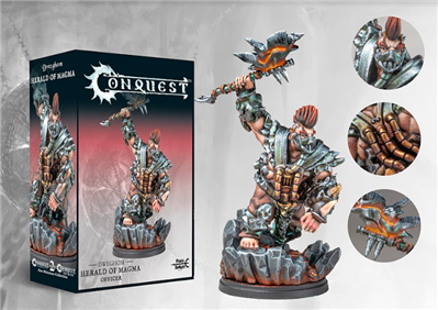 Conquest - Dweghom: Herald of Magma (Officer) Miniatyr Para Bellum Games