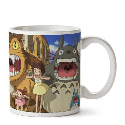 Mug Ghibli 02 - Nekobus & Totoro - My Neighbor Totoro Semic
