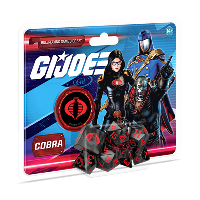 G.I. JOE Rollspelssats med Cobra-tärningar