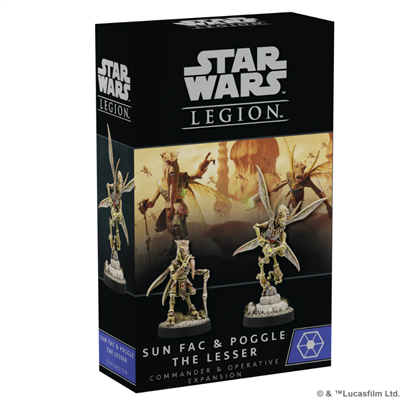 Star Wars Legion: Sun Fac & Poggle the Lesser Commander Expansion - EN Atomic Mass Games