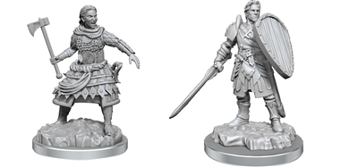 D&D Nolzur's Marvelous Miniatures: Human Fighters