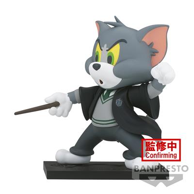 Tom And Jerry Figurkollektion – Slytherin Tom och Gryffindor Jerry – WB100-årsjubileum Bandai