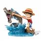 One Piece World Collectable Figure: Monkey D. Luffy vs Havets Monster Bandai