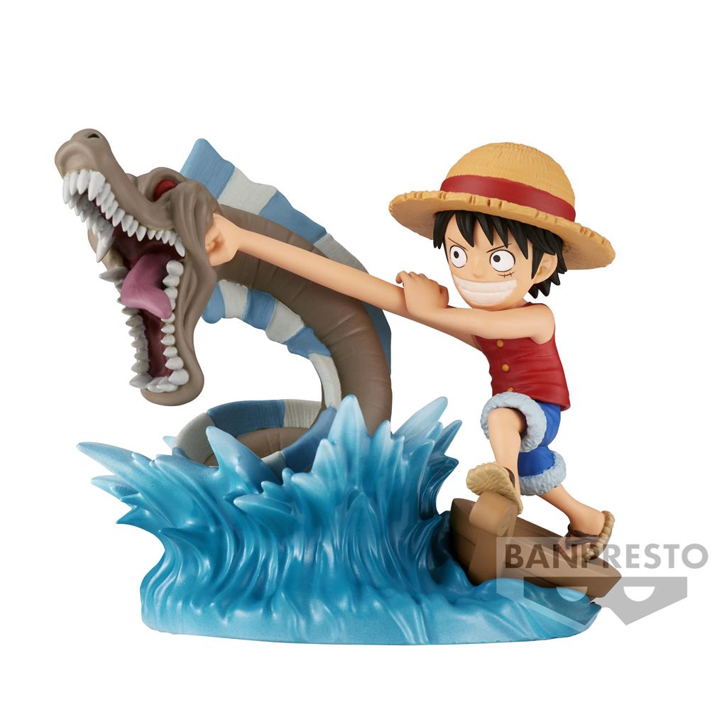 One Piece World Collectable Figure: Monkey D. Luffy vs Havets Monster Bandai