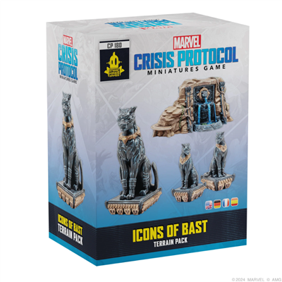 Marvel Crisis Protocol: Icons of Bast Terrain Pack Atomic Mass Games