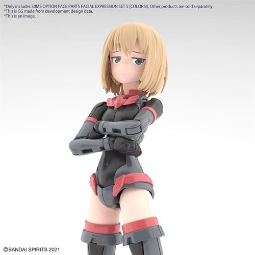 30MS Option Ansiktsdelar för Ansiktsuttryck Set 5 [Färg B] Bandai