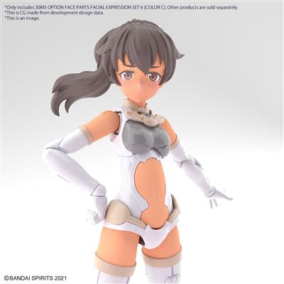 30MS Option Face Parts Set för Ansiktsuttryck - 6 st [Färg C] Bandai