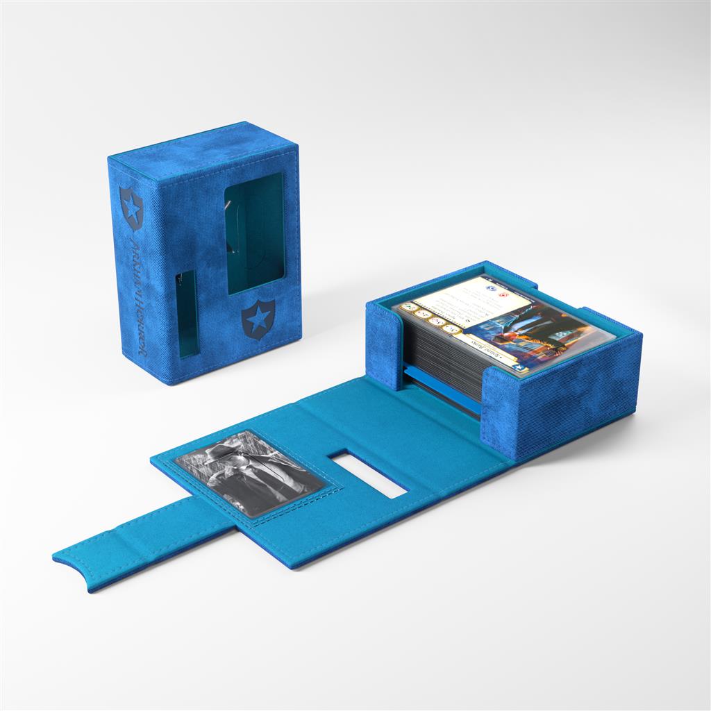 Gamegenic Arkham Horror Investigator Deck Book Guardian (Blå) Gamegenic