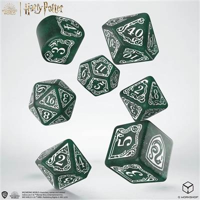 Harry Potter Slytherin Modern Dice Set - Grön Q-Workshop