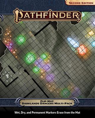 Pathfinder Flip-Mat: Darklands Dangers Multi-Pack Paizo Publishing