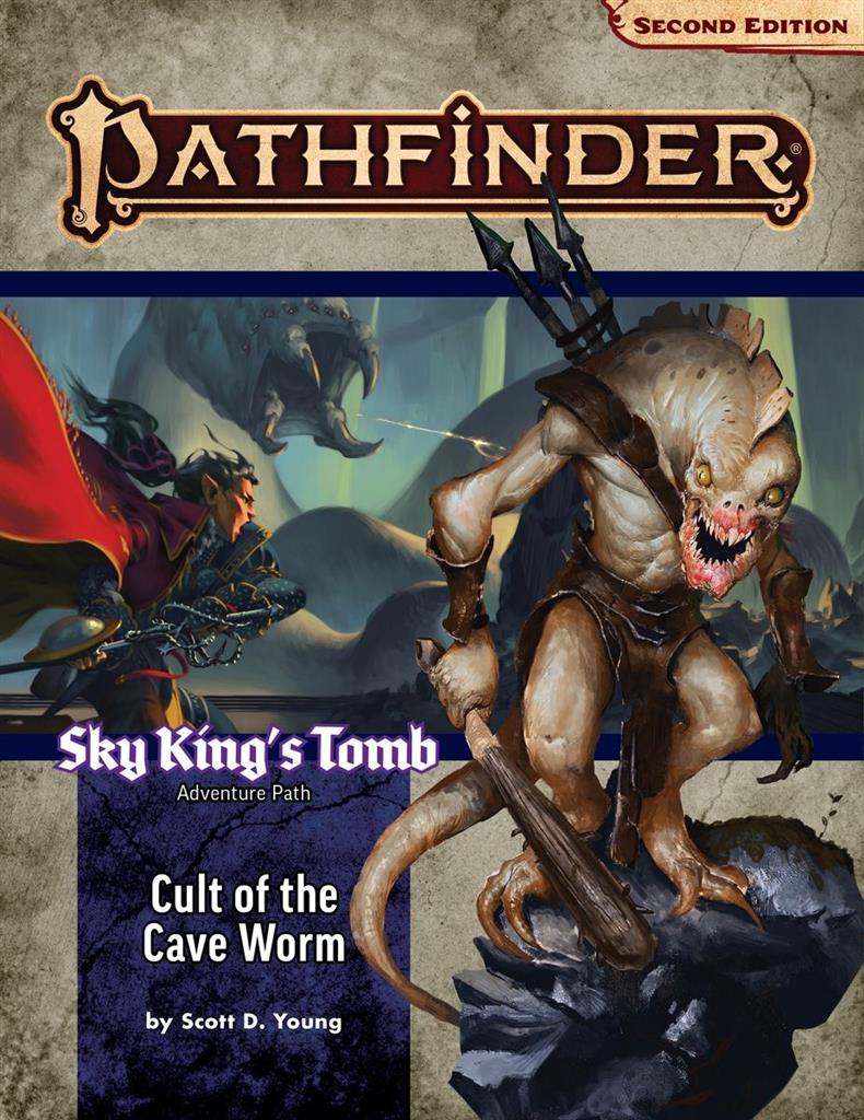 Pathfinder Adventure Path: Cult of the Cave Worm (Sky King’s Tomb 2 av 3) - EN Paizo Publishing