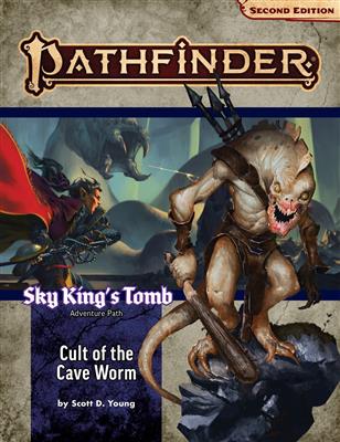 Pathfinder Adventure Path: Cult of the Cave Worm (Sky King’s Tomb 2 av 3) - EN Paizo Publishing