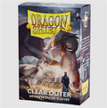 Dragon Shield Standard Size Outer Sleeves - Matte Clear (100 Sleeves) Arcane Tinmen