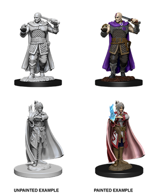 D&D Nolzur’s Marvelous Miniatures: Human Ranger & Moon Elf Sorcerer