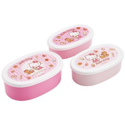 Set med 3 Lunchlådor Sweety Pink - Hello Kitty Semic