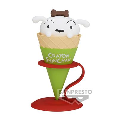 Crayon Shinchan Glassyr Kollektion – Shinchan & Shiro (B: Shiro) Bandai