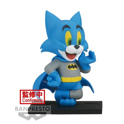 Tom och Jerry Figur Samling – Tom som Batman – WB100Års Jubileum Bandai