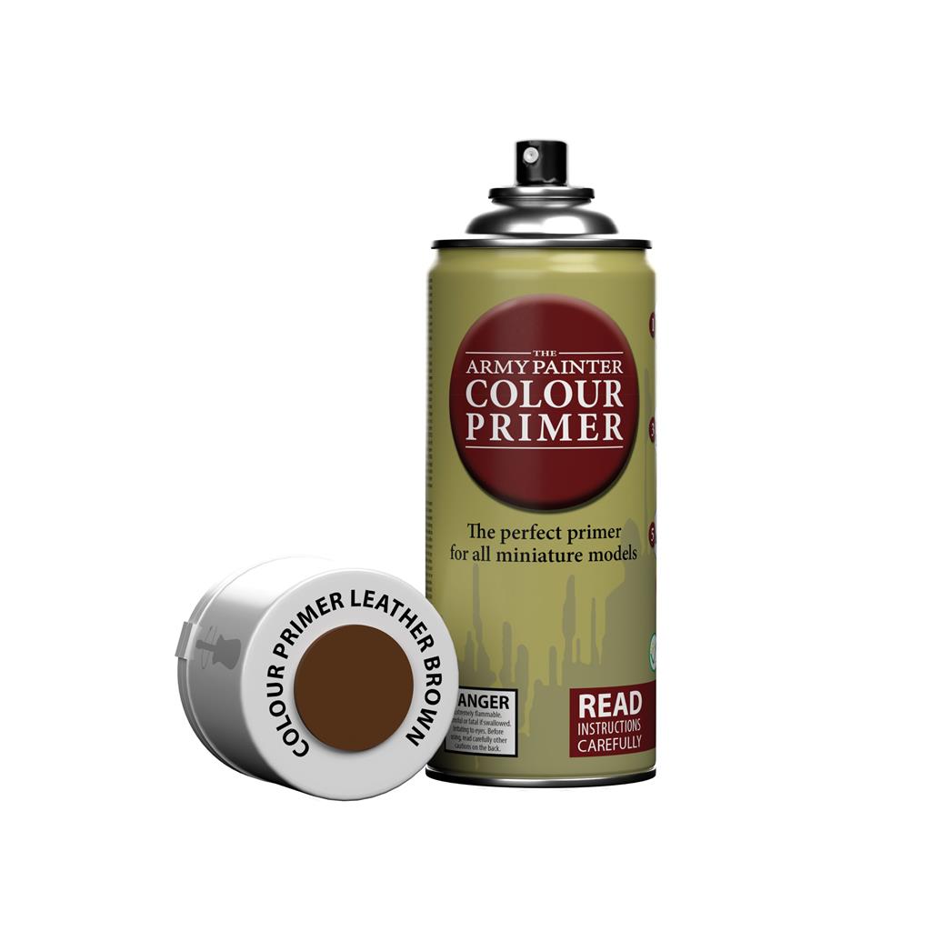 Army Painter Colour Primer - Leather Brown The Army Painter