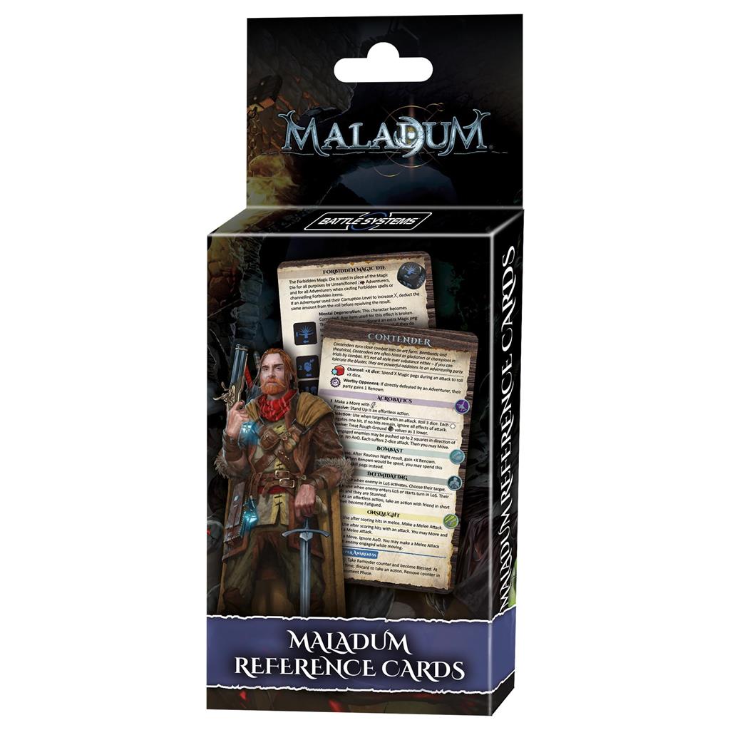 Battle Systems - Maladum: Referenskort Battle Systems