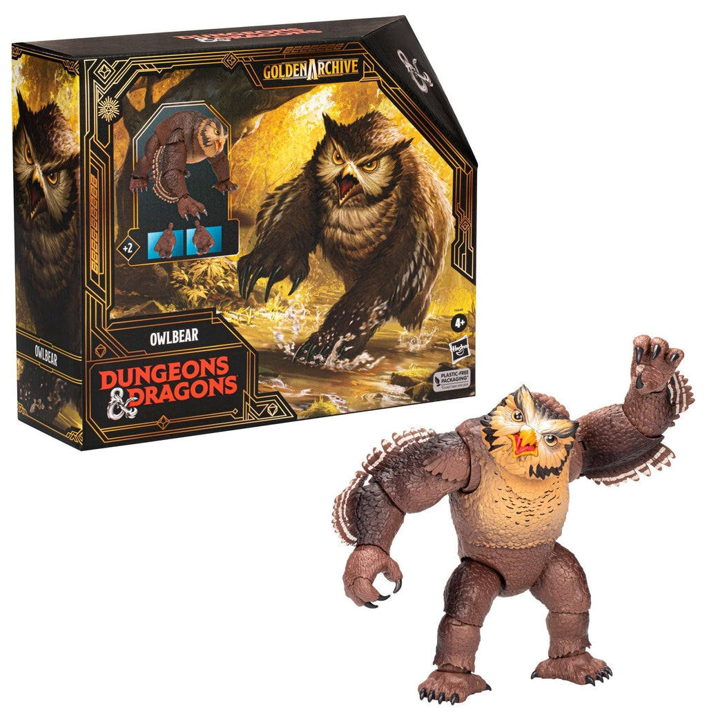 Dungeons & Dragons Golden Archive Owlbear Figur Hasbro