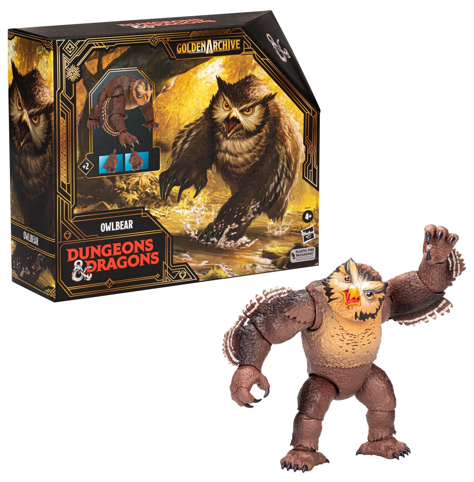 Dungeons & Dragons Golden Archive Owlbear Figur Hasbro
