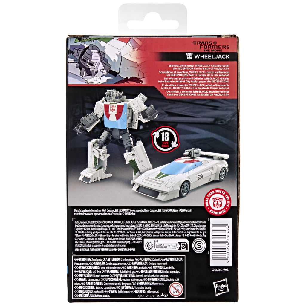 Transformers Studio Series The Transformers: The Movie Deluxe Class Wheeljack