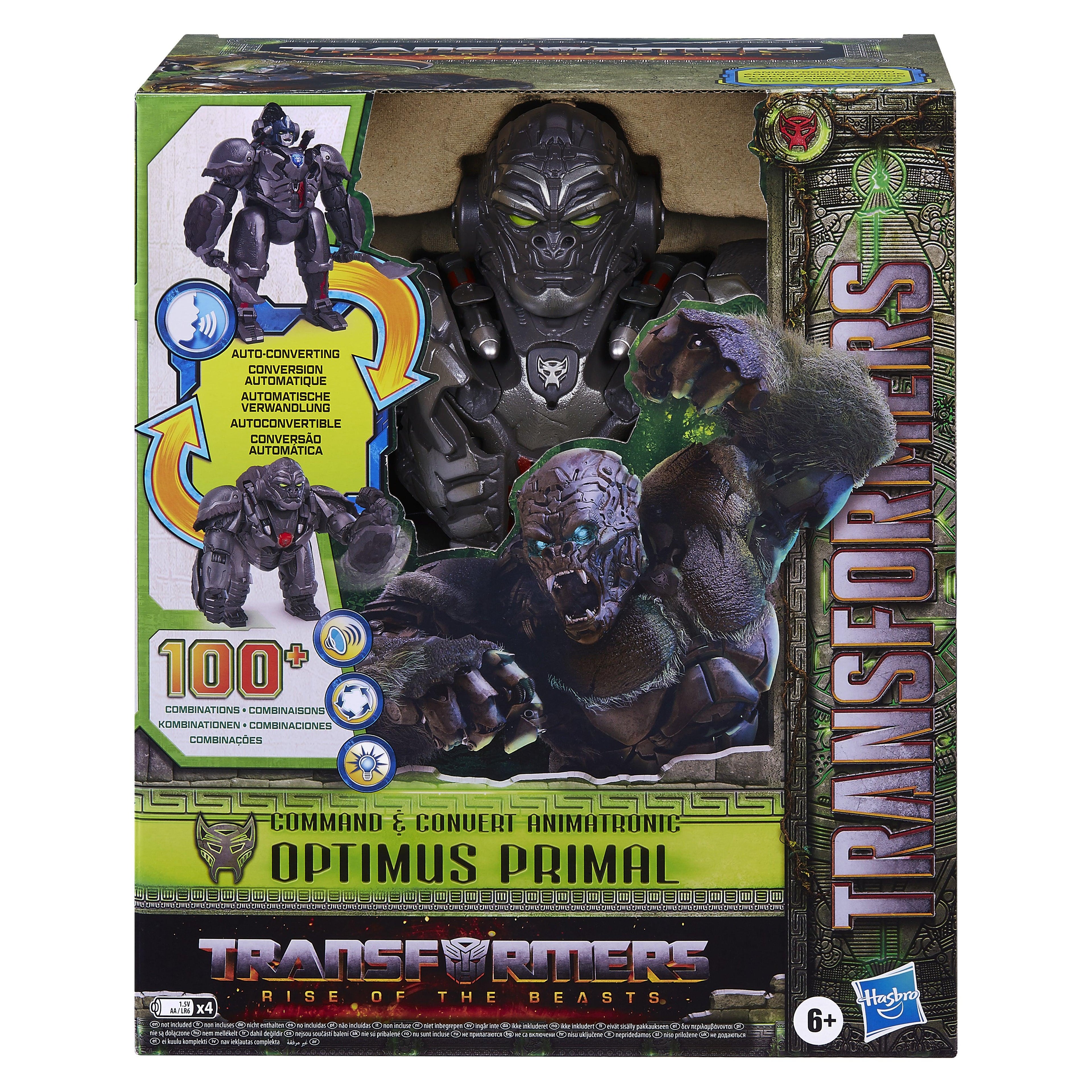 Transformers: Rise of the Beasts Command & Convert Optimus Primal Hasbro
