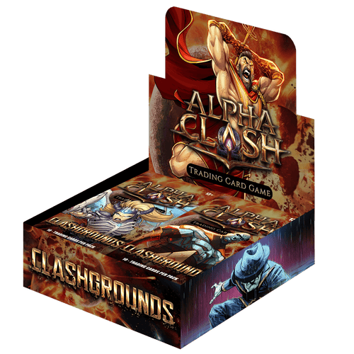 Alpha Clash - Clashgrounds Booster Display (24 förpackningar) Rising Empire Studios