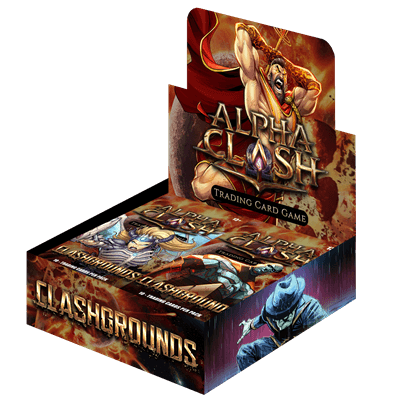 Alpha Clash - Clashgrounds Booster Display (24 förpackningar) Rising Empire Studios