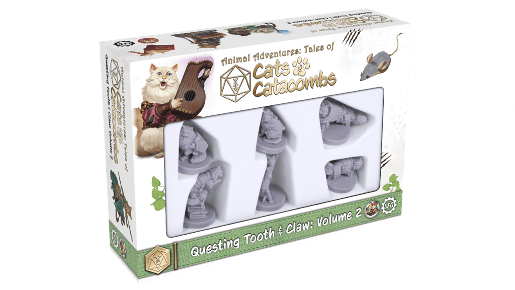 Animal Adventures: Cats & Catacombs - Questing Tooth & Claw: Volume 2 - EN Steamforged Games
