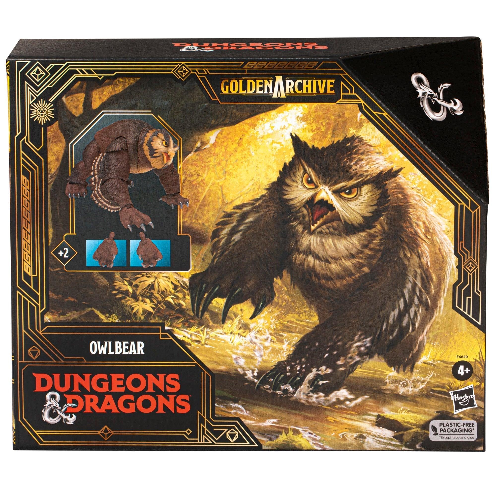 Dungeons & Dragons Golden Archive Owlbear Figur Hasbro