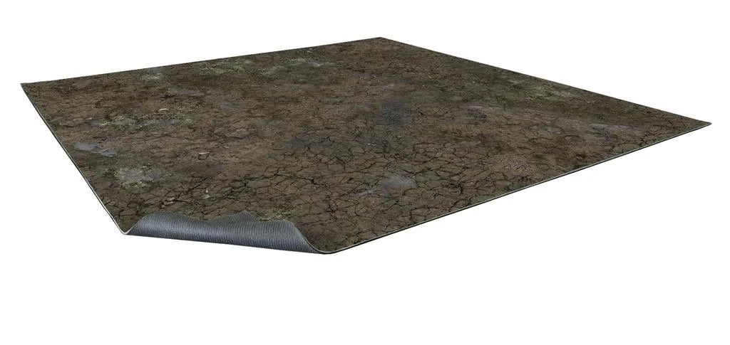 Battle Systems: Muddy Streets Gaming Mat 90cm x 90cm Battle Systems