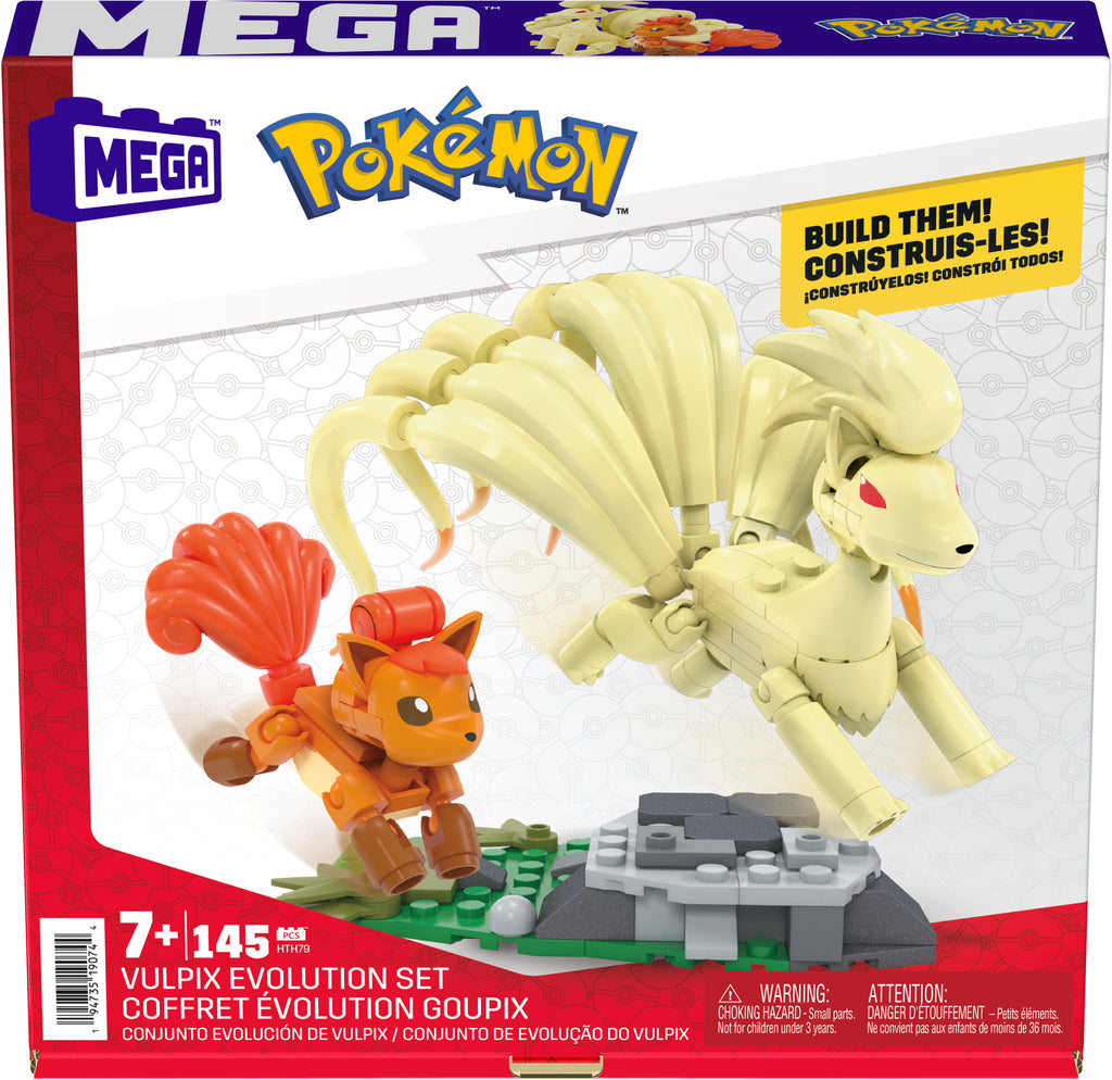 Mega Pokemon Vulpix Evolution Playset Grant & Bowman