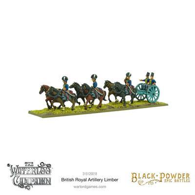 Black Powder - Epic Battles Waterloo - British Royal Artillery Limber Warlord Games
