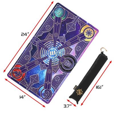 ENHANCE Trading Card Games TCG Playmat with Stitched Edges (Stars)