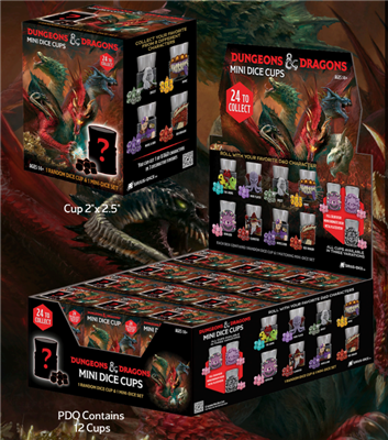 Sirius Dice - D&D Mini Dice Cups PDQ (12 Cups)