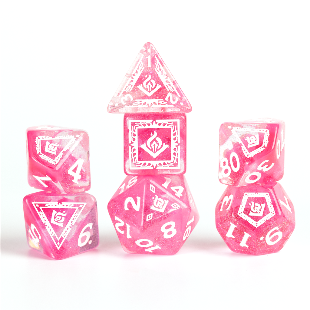 D&D Adventure Dice - Wizard: Fuchsia