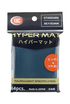 KMC Standard Sleeves - Hyper MAT Green (64 Sleeves)