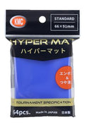 KMC Standard Sleeves - Hyper MAT Aqua (64 Sleeves)