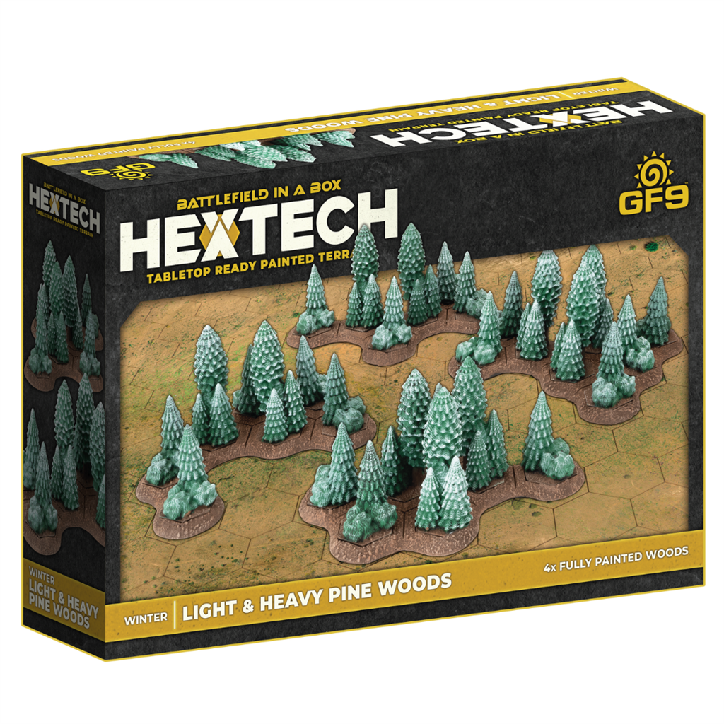 Winter Light & Heavy Woods (x4 new bases) - EN