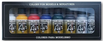 Vallejo - Model Air / 8 colors set - Basic Colors