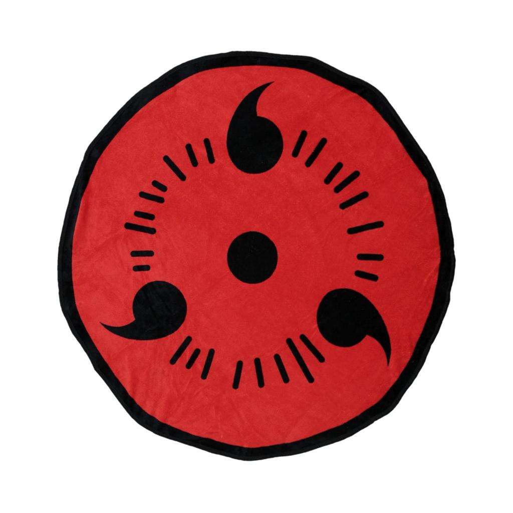 Naruto Shippuden Sharingan 48 Inch Round Fleece Throw Blanket